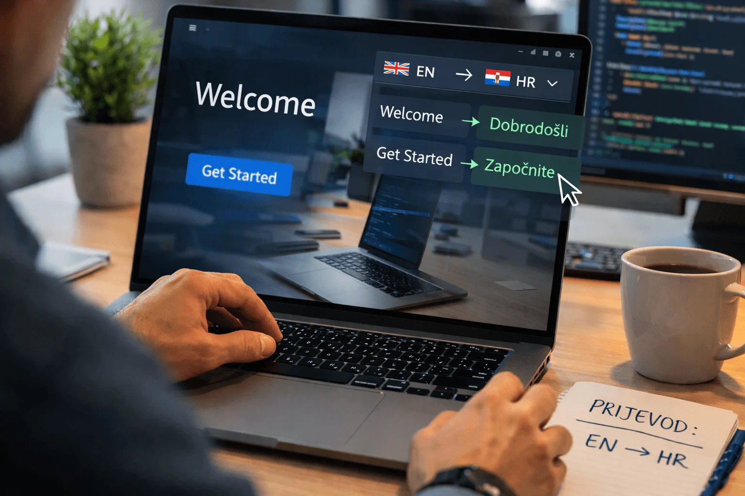 Prijevodi web stranica i softwera